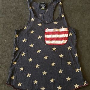 4th of July Stars and Stripes Tank